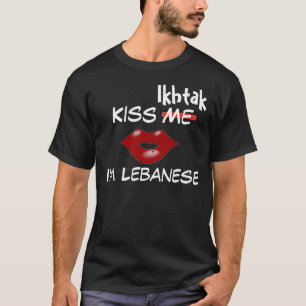 Kiss Ikhtak, ik ben Libanees - Aangepast.. - Geper T-shirt
