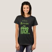 Kiss Kevin For Good Luck  St Patricks T-shirt (Voorkant volledig)