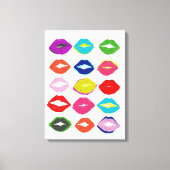 Kiss Kiss Canvas Afdruk (Voorkant)