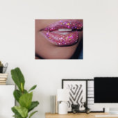 KISS KISS POSTER (Thuiskantoor)