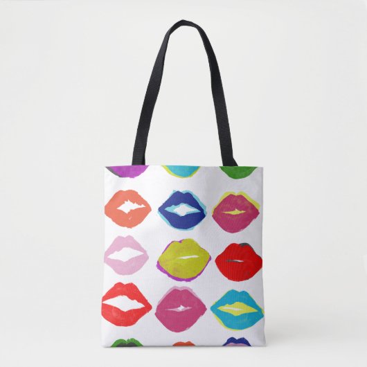 Kiss Kiss Tote Bag (Voorkant)