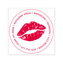 Kiss Lip Make-up Artist Zelfinktende Stempel