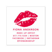 Kiss Lip Make-up Artist Zelfinktende Stempel (Design)