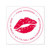Kiss Lip Make-up Artist Zelfinktende Stempel (Design)