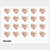 Kiss Lippen Roos Roze Hart Make-up Blush 16e Dank Sticker (Vel)
