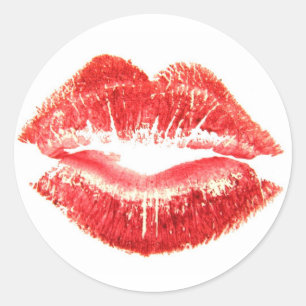 Kiss Lippen Stickers