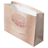 Kiss Lips Blush Makeup Glitter Roos Gold Confetti Groot Cadeauzakje (Achterkant Gekanteld)