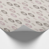 Kiss Lips Cadeaupapier (Hoek)