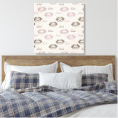 Kiss Lips Canvas Afdruk (Insitu (Slaapkamer))