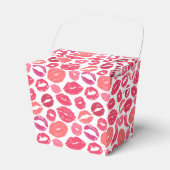 Kiss Lips Love Favor Box Bedankdoosjes (Voorkant Zijde)