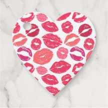 Kiss Lips Love Favor Tags