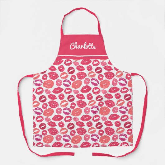 Kiss Lips Love Schort (Voorkant)