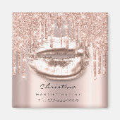 Kiss Lips Makeup Artist Glitter steekt licht Lux a Magneet (Voorkant)