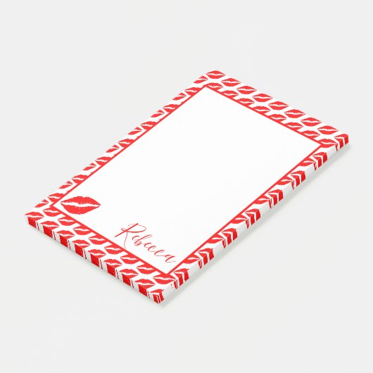 Kiss Lips Post-it® Notes (Schuin)