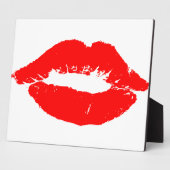 Kiss Lips Red Lipstick Love Passion Valentijn Fotoplaat (Zijkant)