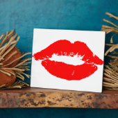 Kiss Lips Red Lipstick Love Passion Valentijn Fotoplaat (Zijkant)