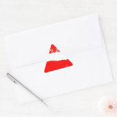 Kiss Lips Red Lipstick Love Passion Valentijn Sticker (Envelop)