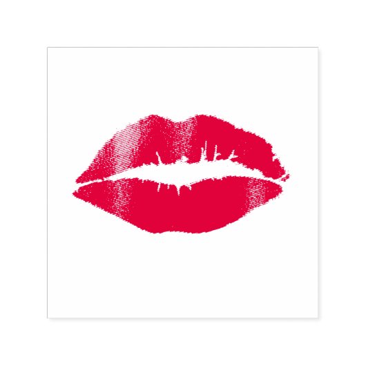Kiss Lips Zelfinktende Stempel (Design)