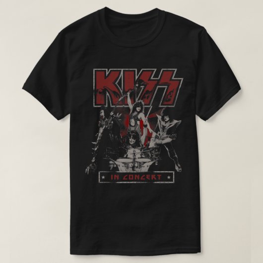 KISS - Live in concert T-Shirt (Design voorkant)