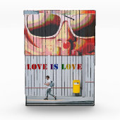 Kiss-Love is Love Gay/Lesbian Fotoblokken (Voorkant)