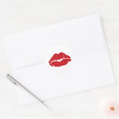 Kiss Love Kisses Small Ronde Sticker (Envelop)