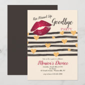 Kiss Married Life Goodbye Uitnodiging (Voorkant / Achterkant)