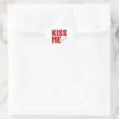 KISS ME AGAIN HART STICKER (Tas)
