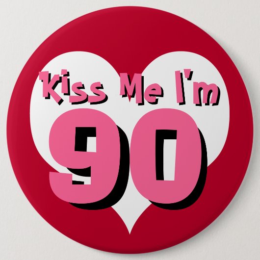Kiss me Button - 90 (Voorkant)