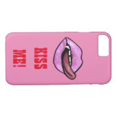 KISS ME Case-Mate iPhone CASE (Achterkant (Horizontaal))