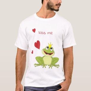 Kiss Me Cute Frog Prince T-shirt