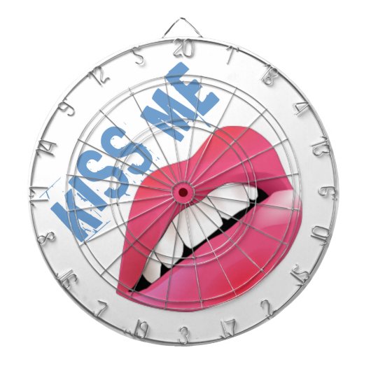 KISS ME DARTBORD (Voorkant)