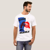 'KISS ME DOOD' T-Shirt (Voorkant volledig)