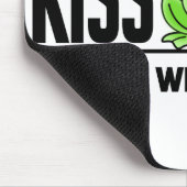 KISS ME Frog mousepad, aanpasbaar Muismat (Hoek)