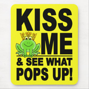 KISS ME Frog mousepad Muismat