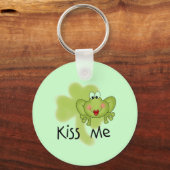 Kiss Me Froggy Tshirts en Gifts Sleutelhanger (Voorkant)