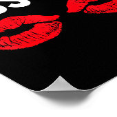 Kiss Me Funny Couples Tee Valentine's Day Couple M Poster (Hoek)