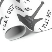 Kiss Me Gitaarspeler Cadeaupapier (Rol Hoek)