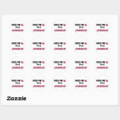 Kiss Me Granddad Ronde Sticker (Vel)