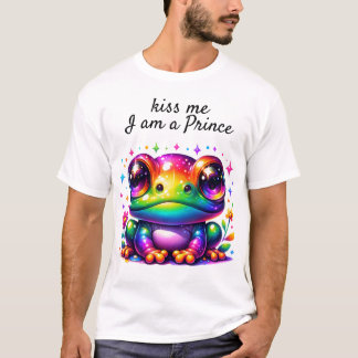 kiss me i am a prince t-shirt