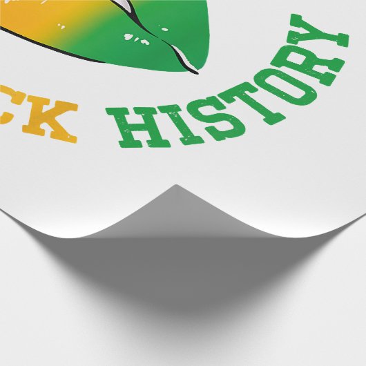 Kiss Me I Am Black History Maand Afro-Amerikaan Cadeaupapier (Hoek)