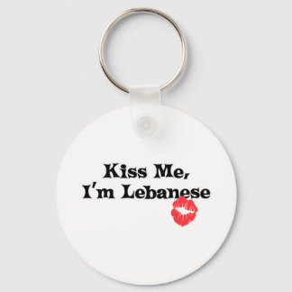 Kiss me I&apos;m Libanees Sleutelhanger