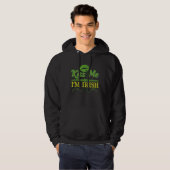 Kiss Me I´m Irish Shamrock St Patrick s Day  1 Hoodie (Voorkant volledig)