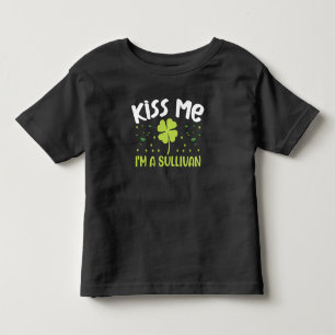 Kiss Me Ik ben een Sullivan - Achternaam Sullivan Kinder Shirts