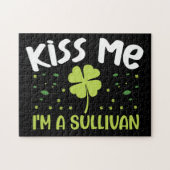 Kiss Me Ik ben een Sullivan - Achternaam Sullivan Legpuzzel (Horizontaal)