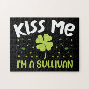 Kiss Me Ik ben een Sullivan - Achternaam Sullivan Legpuzzel