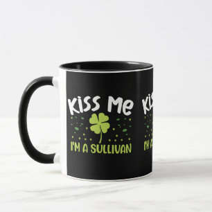 Kiss Me Ik ben een Sullivan - Achternaam Sullivan Mok