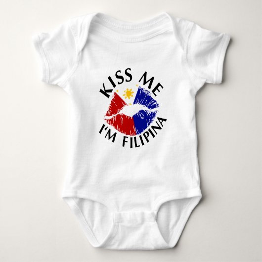 Kiss Me Ik ben Filipina Romper (Voorkant)