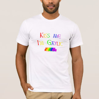 Kiss me, ik ben Gaylic T-shirt