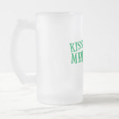 KISS me Ik ben Iers Matglas Bierpul (Links)