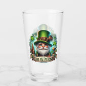 Kiss me Ik ben Ierse St. Patricks Day Glas (Achterkant)